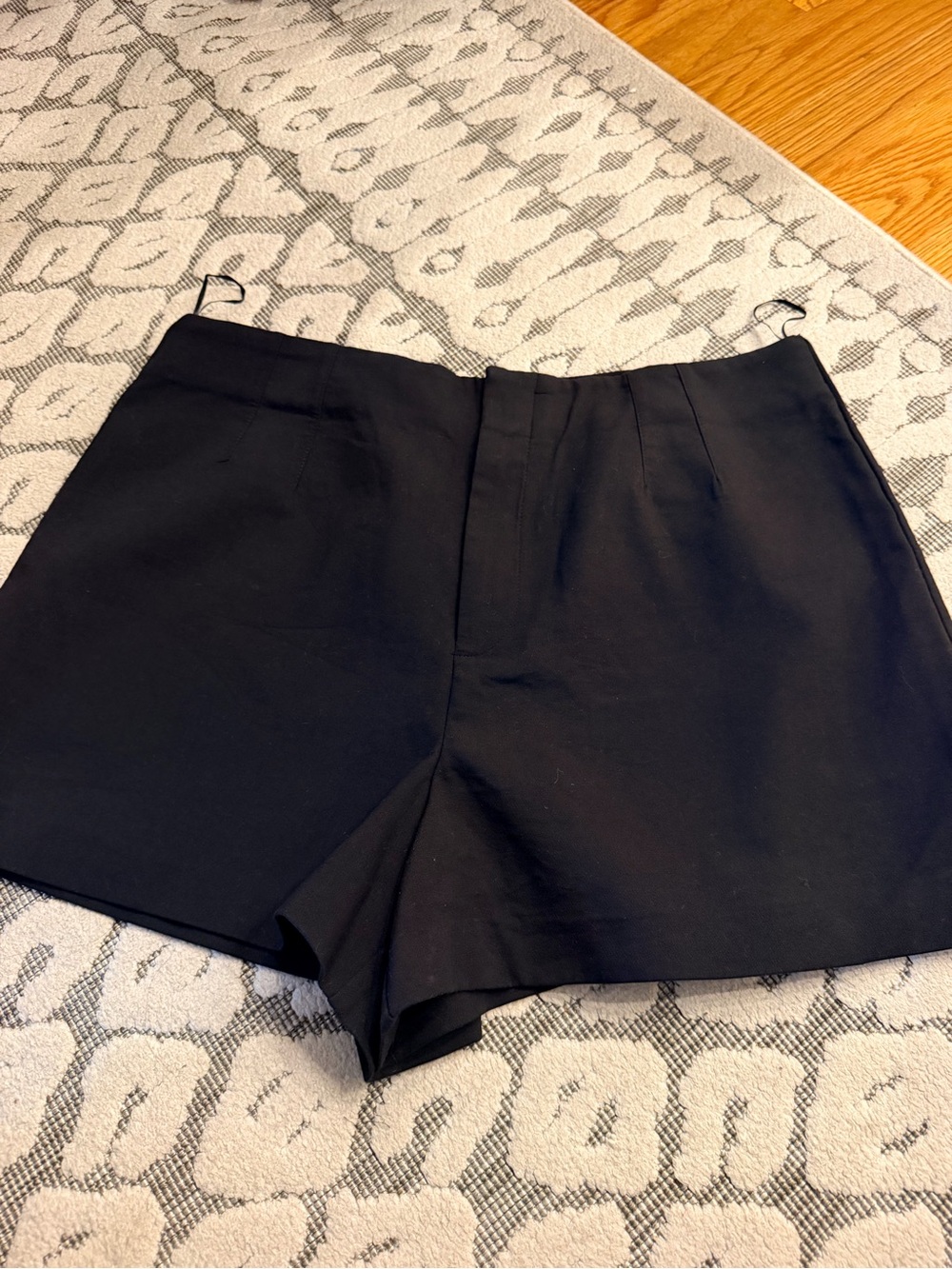 Zara Black Tailored Shorts